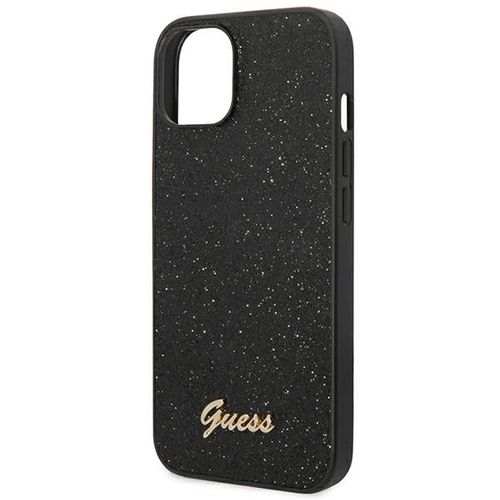 Guess Glitter Script Case for iPhone 14 Plus - Black, Guess 3666339065133 3666339065133