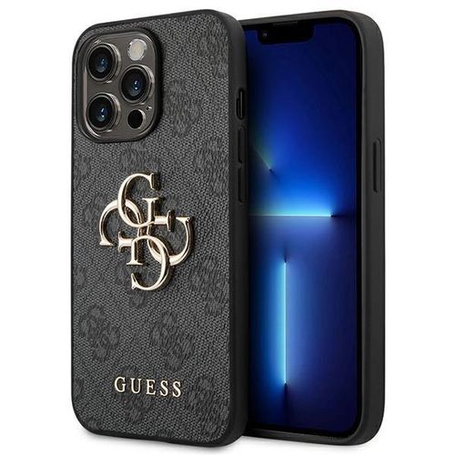 Guess GUHCP14L4GMGGR iPhone 14 Pro 6,1" szary/grey hardcase 4G Big Metal Logo, Guess 3666339066260 3666339066260