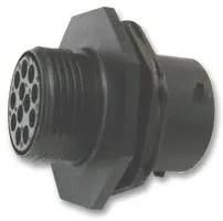 CIRCULAR CONN, RECEPTACLE, 4WAY, JAM NUT UTS7104S