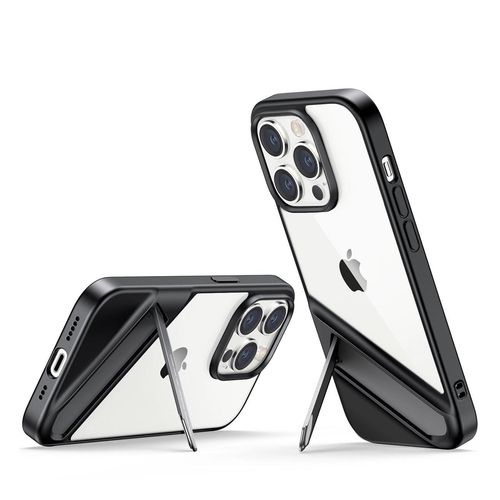 Ugreen LP635 Kickstand Protective Case Hard Cover with Gel Frame and Built-in Stand for iPhone 14 Pro Black (90926), Ugreen 6957303899265 6957303899265