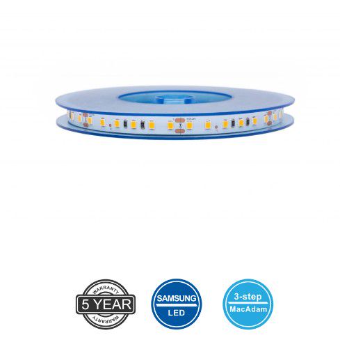 LED strip 24V 4.8W/m  IP20 neutral white 2700K 120LED/m 115lm/W PLUS AKTO AFL-120U4824M-WWW