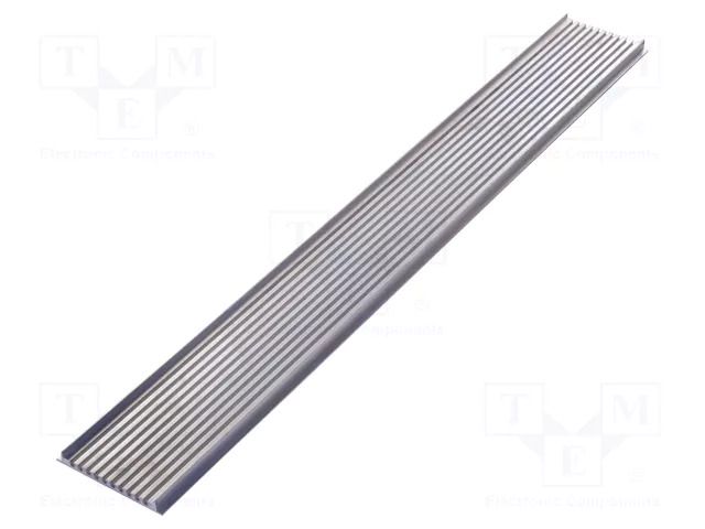 Profile; aluminium; L: 1000mm; X: 132.5mm; Z: 15mm FISCHER ELEKTRONIK GB211000AL