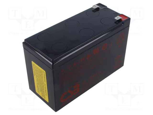 Re-battery: acid-lead; 12V; AGM; maintenance-free; 34W CSB BATTERY ACCU-HR1234WF2