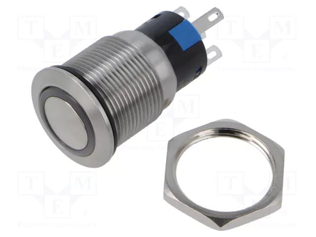 Switch: vandal resistant; Pos: 2; SPDT; 2A/250VAC; 1A/30VDC; IP67 DECA SwitchLab Inc. F24S1-1233RDS002