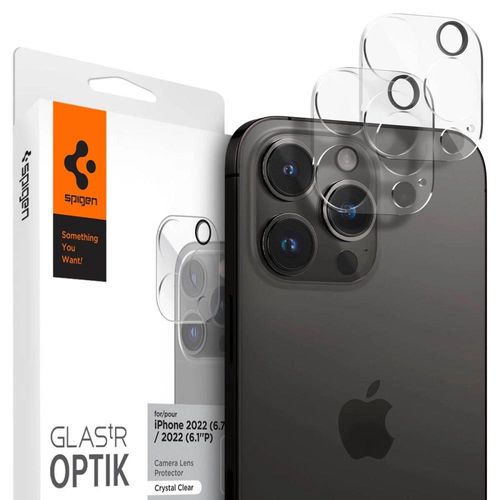 Spigen Optik.tR Camera Protector for iPhone 14 Pro / 14 Pro Max - Transparent 2 pcs., Spigen 8809811866599 8809811866599