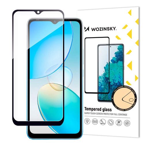 Wozinsky Full Glue Infinix Hot 12i Full Screen Tempered Glass with Frame black (case friendly), Wozinsky 5907769309359 5907769309359