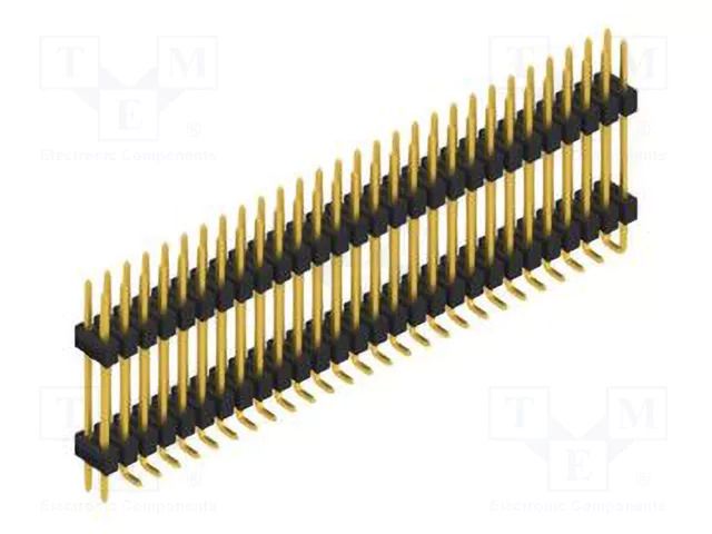 Connector: pin strips; pin header; male; PIN: 56; SL 16 SMD; 3A FISCHER ELEKTRONIK SL16SMD18256.GP
