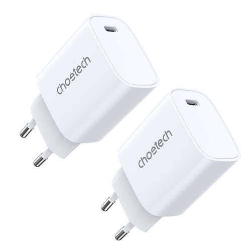 Choetech charger set Q5004 20W PD iPhone 12/13 white (2pcs), Choetech 6932112103017 6932112103017