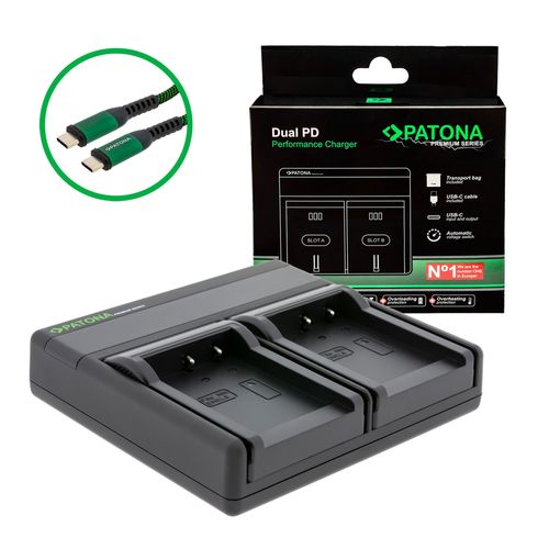  PATONA Premium Dual PD Performance charger for Nikon EN-EL8 incl. USB-C input/output, PATONA 121539 4055655242424