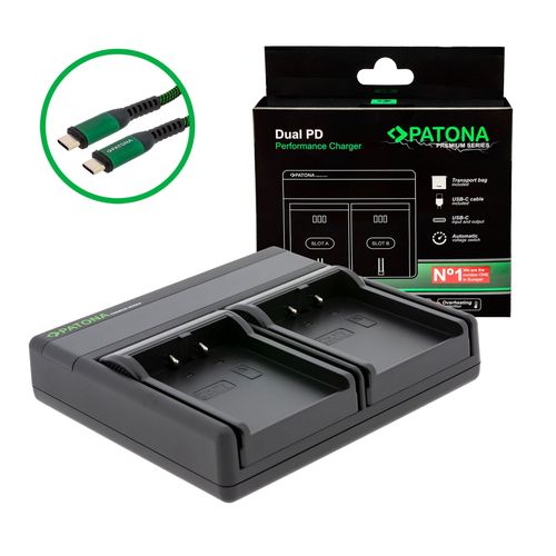  PATONA Premium Dual PD Performance charger for Nikon EN-EL2 incl. USB-C input/output, PATONA 121587 4055655242622