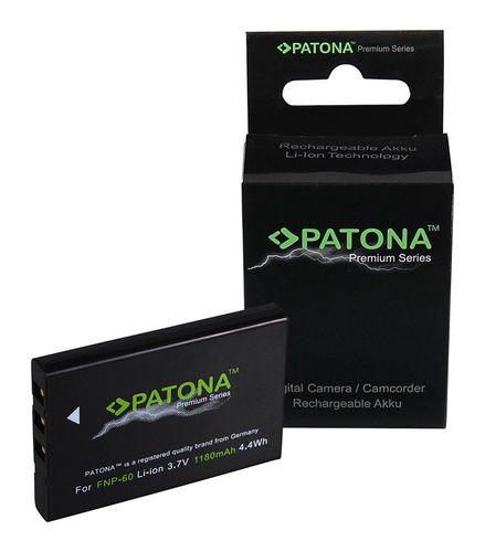  PATONA Premium Battery Fuji NP60 NP-60 ALDI MEDION MD41856 MD85146 MD41856 DC6300, PATONA 1216 4260317097957