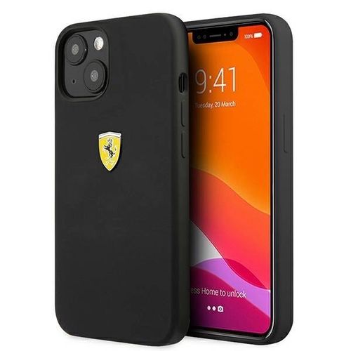 Ferrari FESSIHCP13MBK iPhone 13 6.1&quot; black/black hardcase Silicone, Ferrari 3666339026929 3666339026929