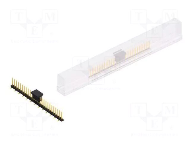 Connector: pin strips; pin header; male; PIN: 26; 3A; 100V; SMT; 2mm FISCHER ELEKTRONIK SLY7SMD062.26.GBSM