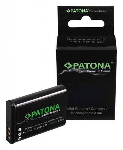  PATONA Premium Battery f. Nikon Coolpix P600 Nikon EN-EL23 ENEL23 P600, PATONA 1220 4055655206884