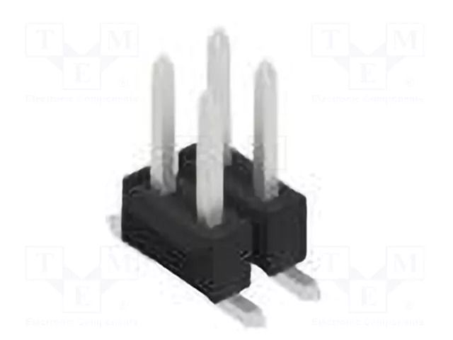 Connector: pin strips; pin header; male; PIN: 4; SMT; 3A; 250V; 2x2 FISCHER ELEKTRONIK SL11SMD0524.Z
