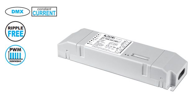 LED toiteplokk 36W CC  3x350mA 2-40V, DMX, PWM, IP20, TCI 122076