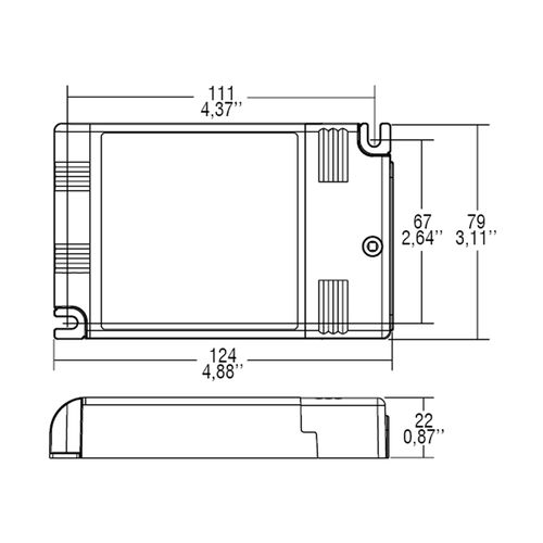 Блок питания 1-50Вт LED 350-1050mA 2-74V, DIP-SWITCH, TCI 122204