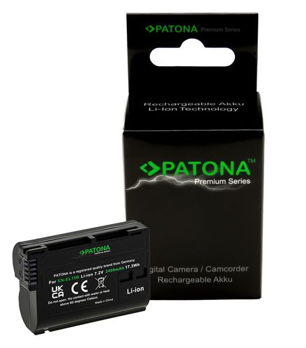 PATONA Premium Battery f. NIKON 1 V1 EN-EL 15 EN EL-15B ENEL 15 D7000 D800 D600 Z6 Z7, PATONA 1224 4055655035750