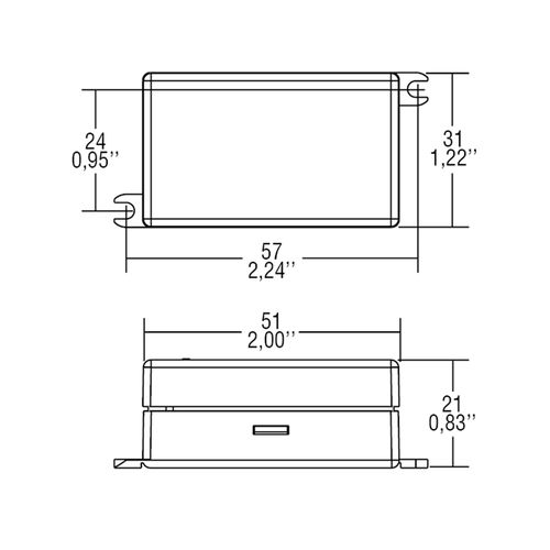 Блок питания LED для светодиодного освещения 0-8W, 350mA 2-23V, TCI 122633