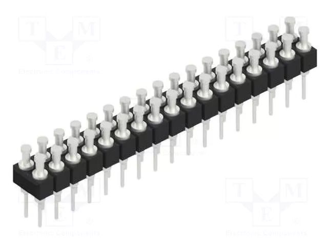 Connector: pin strips; pin header; PIN: 34; MK 203; 1.5A; 60V; 2x17 FISCHER ELEKTRONIK MK203.34.Z