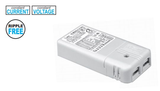 Блок питания LED для светодиодного освещения 20W CC + CV 100-380mA 10-53V, 24V 0.38A, DIP-SWITCH, TCI 123395