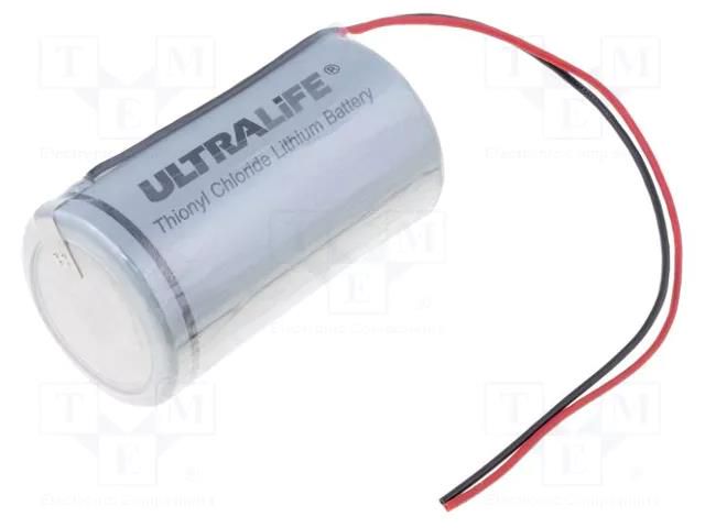 Battery: lithium; D; 3.6V; 19000mAh; non-rechargeable; cables ULTRALIFE BAT-ER34615/W-UL