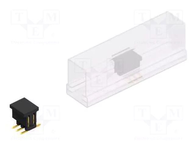 Connector: pin strips; pin header; male; PIN: 6; SMT; 3A; 100V; 2mm FISCHER ELEKTRONIK SLY8SMD036.6.GBSM