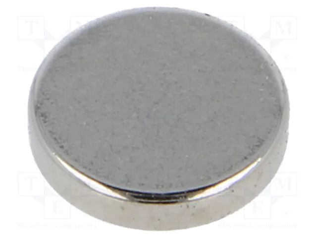 Magnet: permanent; neodymium; 10N; Ø: 10mm; H: 2mm ELESA+GANTER GN55.2-ND-10-2