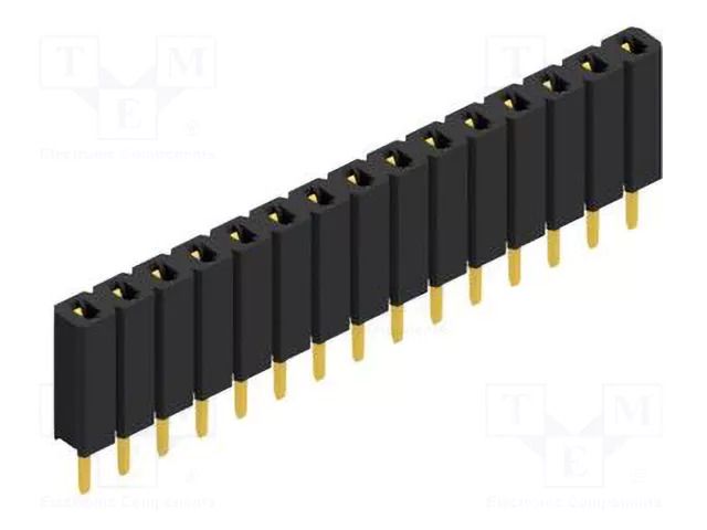 Connector: pin strips; socket; female; PIN: 15; THT; 3A; 125V; BL 1 FISCHER ELEKTRONIK BL1.15.G
