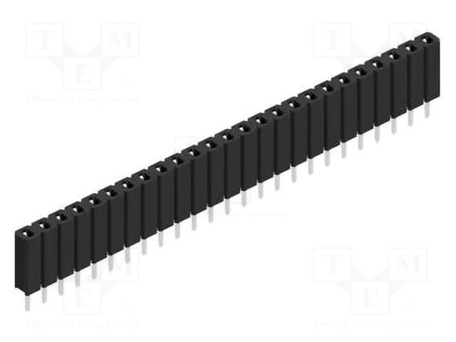 Connector: pin strips; socket; female; PIN: 25; THT; 3A; 125V; BL 1 FISCHER ELEKTRONIK BL1.25.Z