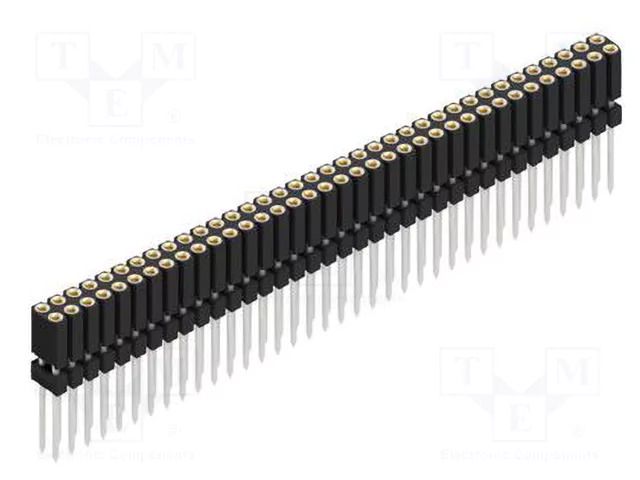 Connector: pin strips; socket; female; PIN: 72; THT; 3A; 150V; BL 19 FISCHER ELEKTRONIK BL19.141.72