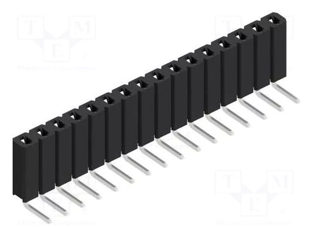 Connector: pin strips; socket; female; PIN: 16; THT; 3A; 125V; BL 3 FISCHER ELEKTRONIK BL3.16.Z
