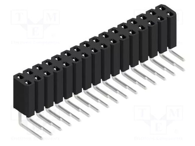 Connector: pin strips; socket; female; PIN: 32; THT; 3A; 125V; BL 4 FISCHER ELEKTRONIK BL4.32.Z