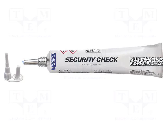 Paint; blue (bright); SECURITY CHECK ORIGINAL; 20÷70°C MARKAL MAR-96681-LBL