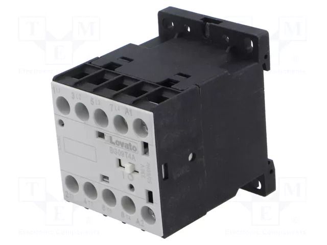 Contactor: 4-pole; NO x4; 230VAC; 9A LOVATO ELECTRIC 11BG09T4A230
