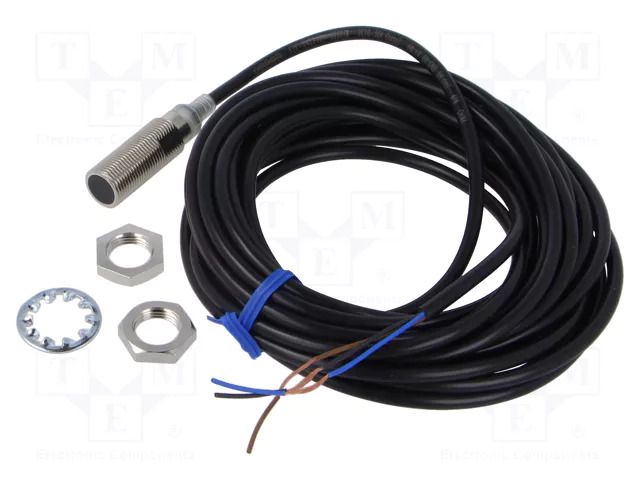 Sensor: inductive; OUT: NPN / NO; 0÷4mm; 10÷30VDC; M12; 5m; IP67 OMRON E2E-X4C112-5M