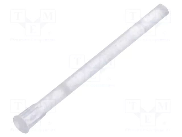 Fiber for LED; Ø1.3mm; L: 12.7mm; round; Front: flat; straight BIVAR PLPC1-500