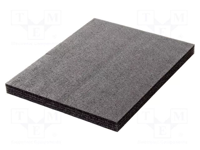 Foam insert; graphite; 480x580mm; 7pcs. LeanFoam LF-A-4858