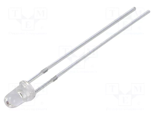 IR transmitter; 3mm; 800÷810nm; transparent; P opt: 30÷40mW; 15° OPTOSUPPLY OSI4CA3A11A