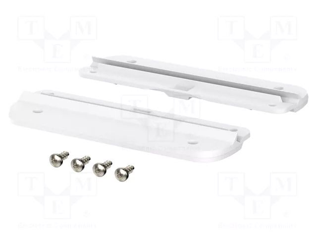 Set of wall holders; white; 2pcs. BOPLA BOV-48800403