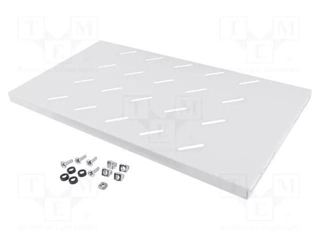 Shelf; 1U; grey; Standard: 19" LANBERG AK-1001-S