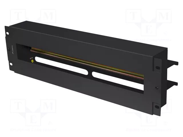 Voltage distribution panel; 3U; black; Standard: 19" LANBERG AK-VDP103-B