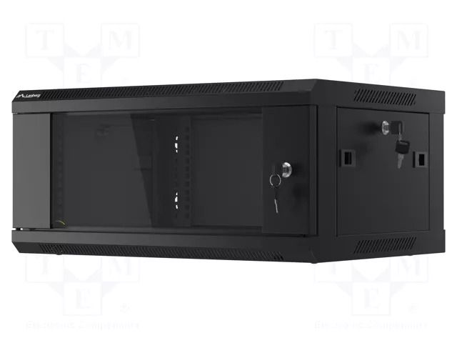 Enclosure: rack cabinet; Standard: 19"; 4U; black; Z: 450mm; X: 600mm LANBERG WF01-6404-10B