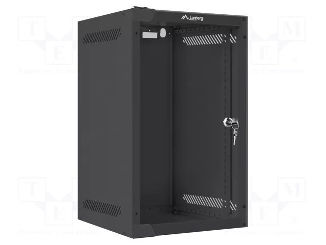 Enclosure: rack cabinet; Standard: 10"; 9U; black; Z: 310mm; X: 280mm LANBERG WF10-2309-10B