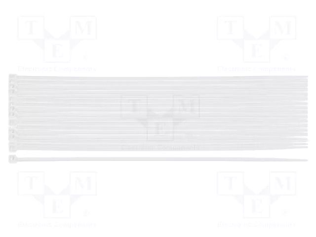 Cable tie; L: 200mm; W: 2.5mm; natural; polyamide; 100pcs; EXTREME NEO TOOLS NEO-01-650