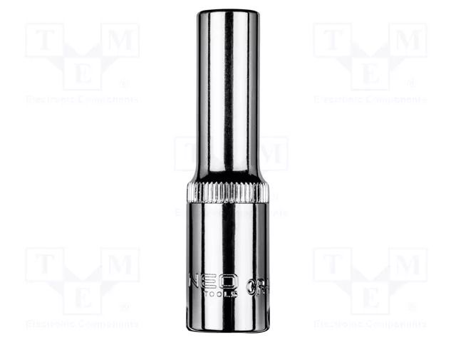 Socket; 6-angles,socket spanner; HEX 8mm; 3/8"; long NEO TOOLS NEO-08-184