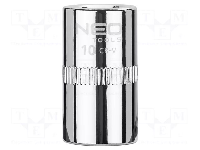 Socket; 6-angles,socket spanner; HEX 10mm; 1/4"; SUPERLOCK NEO TOOLS NEO-08-228