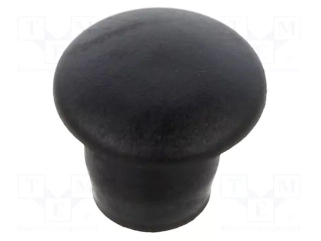 Stopper; H: 6.2mm; push-in; Flange dia: 7mm; black; 054047769903 ESSENTRA ESS-10060506
