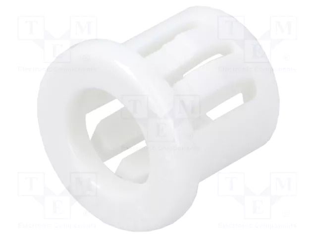 Grommet; Ømount.hole: 9.5mm; Øhole: 6.4mm; white; UL94V-2; H: 10.3mm ESSENTRA ESS-10362709