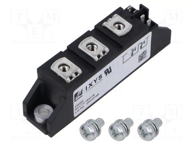 Module: thyristor; double series; 1.6kV; 116A; TO240AA; screw IXYS MCC72-16IO1B